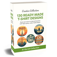 130 Ready-Made T-Shirt Designs for Print on Demand UNKO